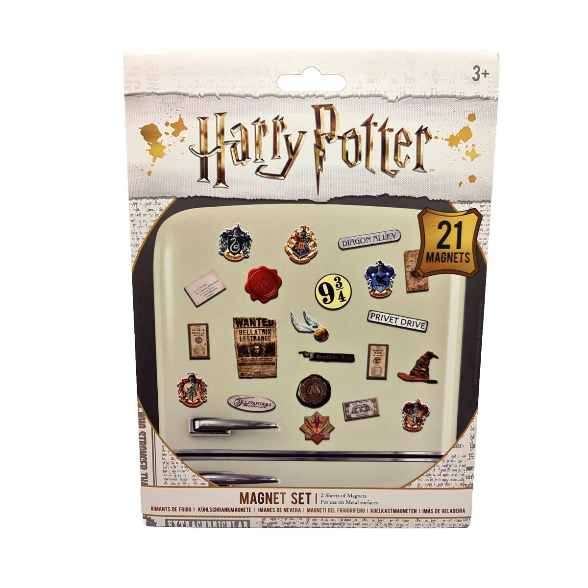 Harry Potter Magnet Set, 21 Magneten
