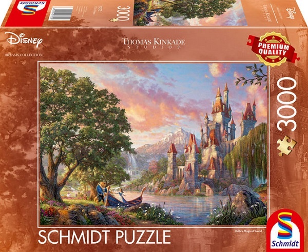 Schmidt Puzzle Thomas Kinkade Belle´s Magial World 3000 T