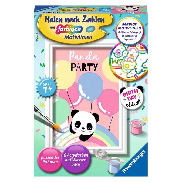 Ravensburger Malen nach Zahlen Panda Party