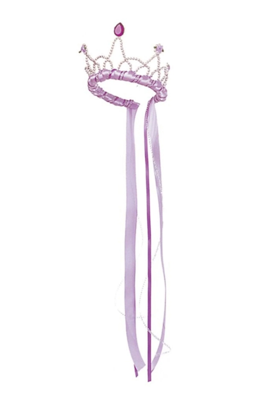 Kostüm Zubehör Ribbon Tiara lila