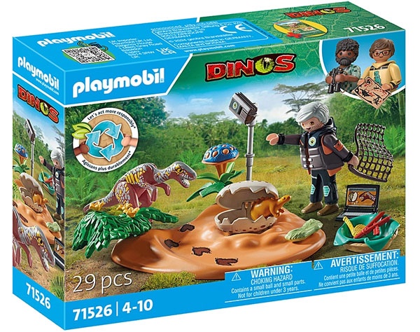Playmobil 71526 Dinos Stegosaurus-Nest mit Eierdieb