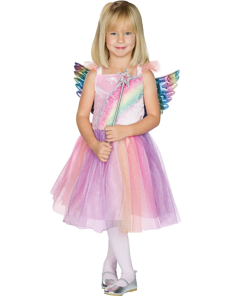 Kostüm Rainbow Fairy Fee Elfe 116 Kinderkostüm