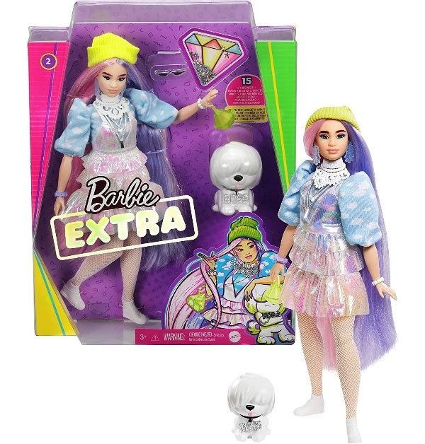 Barbie Extra Puppe Fashionista pastell
