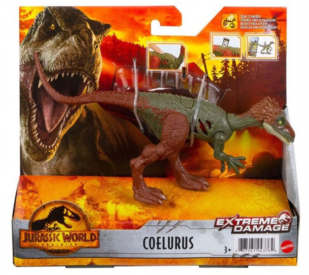 Jurassic World Extreme Damage Dino Coelurus