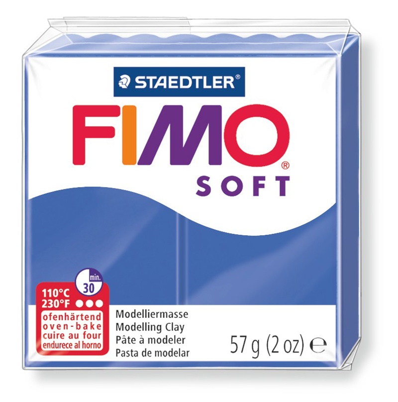 Staedtler Modelliermasse Fimo soft 57 g brilliantblau