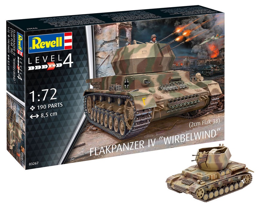 Revell 03267 Flakpanzer IV Wirbelwind (2 cm Flak 38)