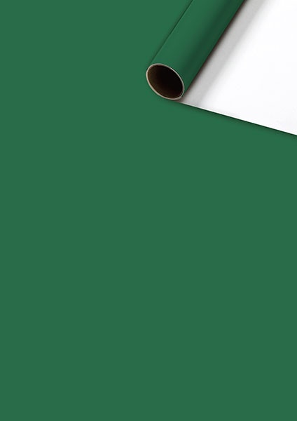 Geschenkpapier-Rolle Uni Plain dunkelgrün 70 x 200 cm