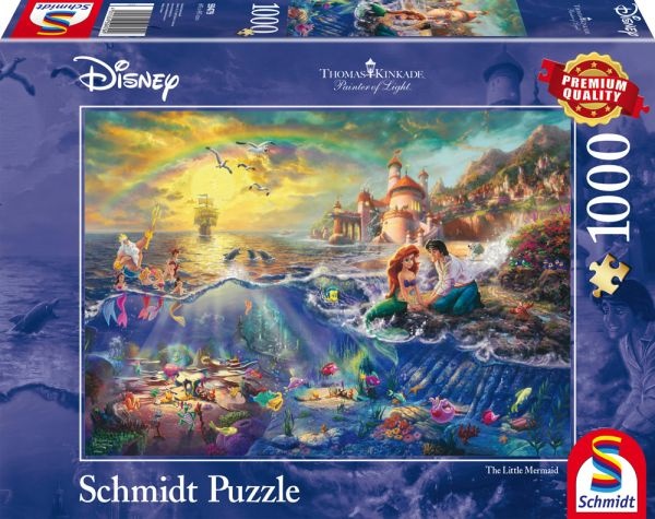Schmidt Spiele Puzzle Thomas Kinkade Kleine Meerjungfrau