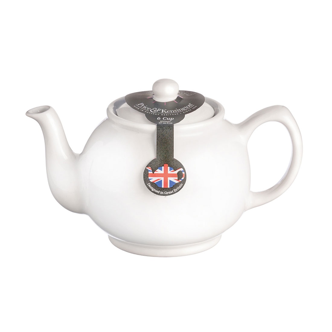 Teekanne klassisch weiß 1100 ml von Price & Kensington