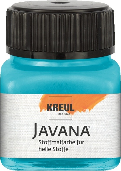 Kreul Javana Stoffmalfarbe für helle Stoffe türkisblau 20 ml