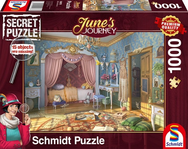 Schmidt Spiele Secret Puzzle June´s Journey Schlafzimmer
