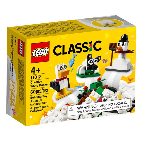 Lego Classic 11012 Kreativ-Bauset mit weißen Steinen
