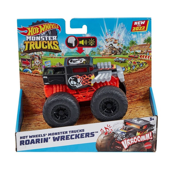 Hot Wheels Monster Trucks 1:43 Bone Shaker mit Lichtern und