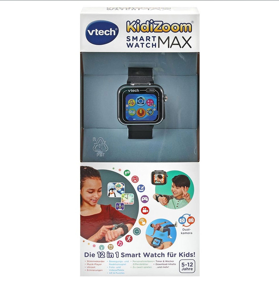 vtech Kidizoom Smart Watch Max schwarz
