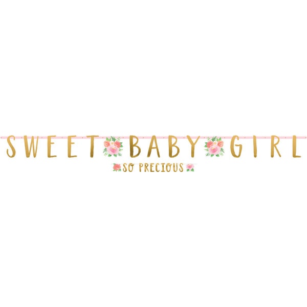 Partykette Floral sweet Baby girl