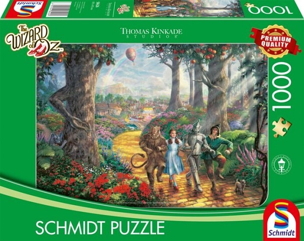 Schmidt Spiele Puzzle Kinkade Follow the Yellow Brick Road