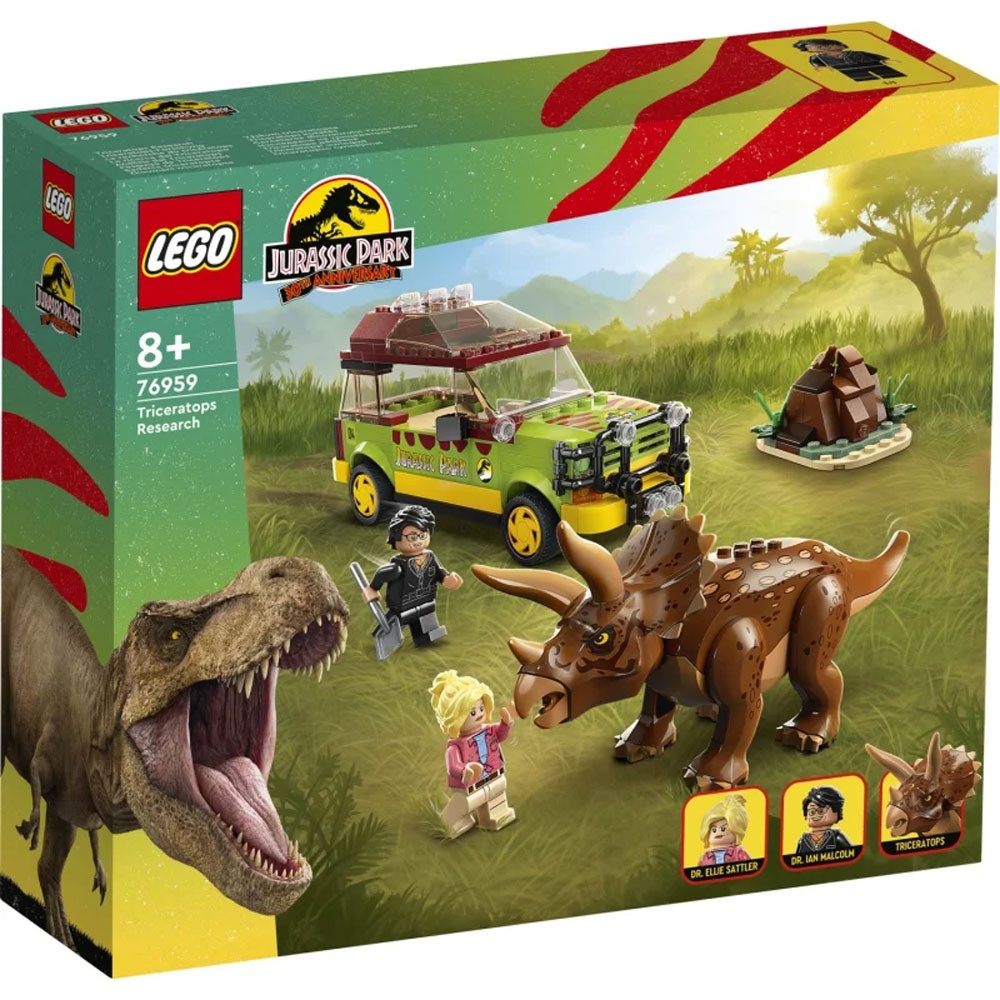 Lego Jurassic Park 76959 Triceratops-Forschung