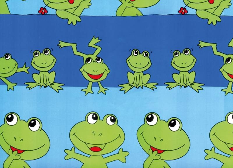 Geschenkpapier Froggy 200 x 70 cm