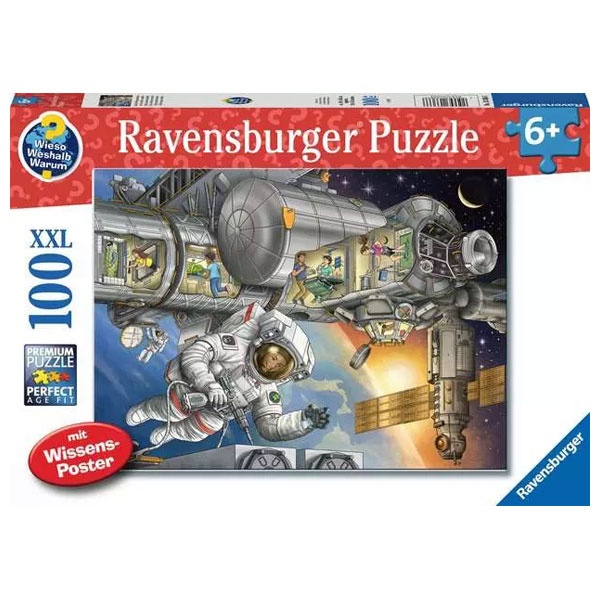 Ravensburger Puzzle WWW Auf der Weltraumstation 100XXL