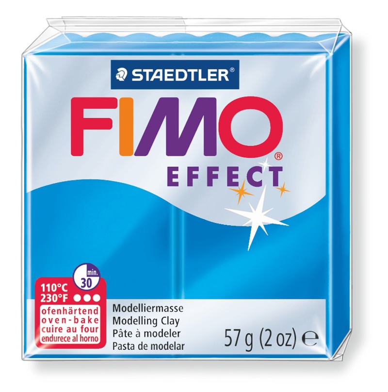 Staedtler Modelliermasse Fimo effect transluzent blau