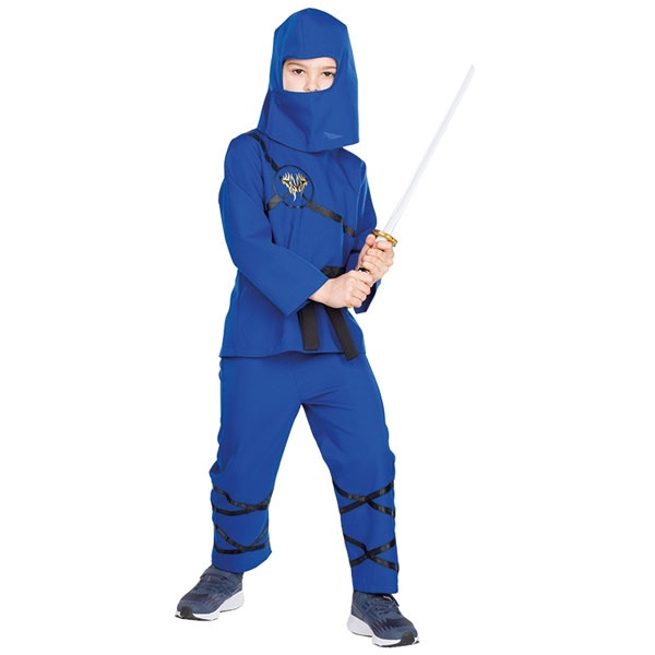 Kostüm Ninja blau 104