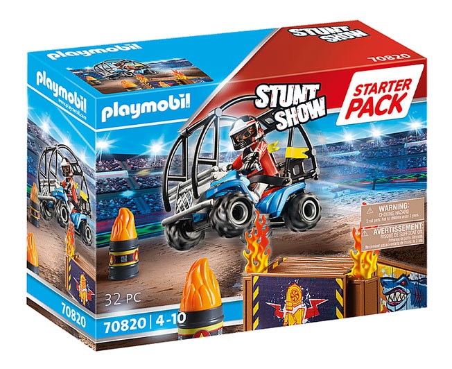 Playmobil 70820 Starter Pack Stundshow Quad mit Feuerram