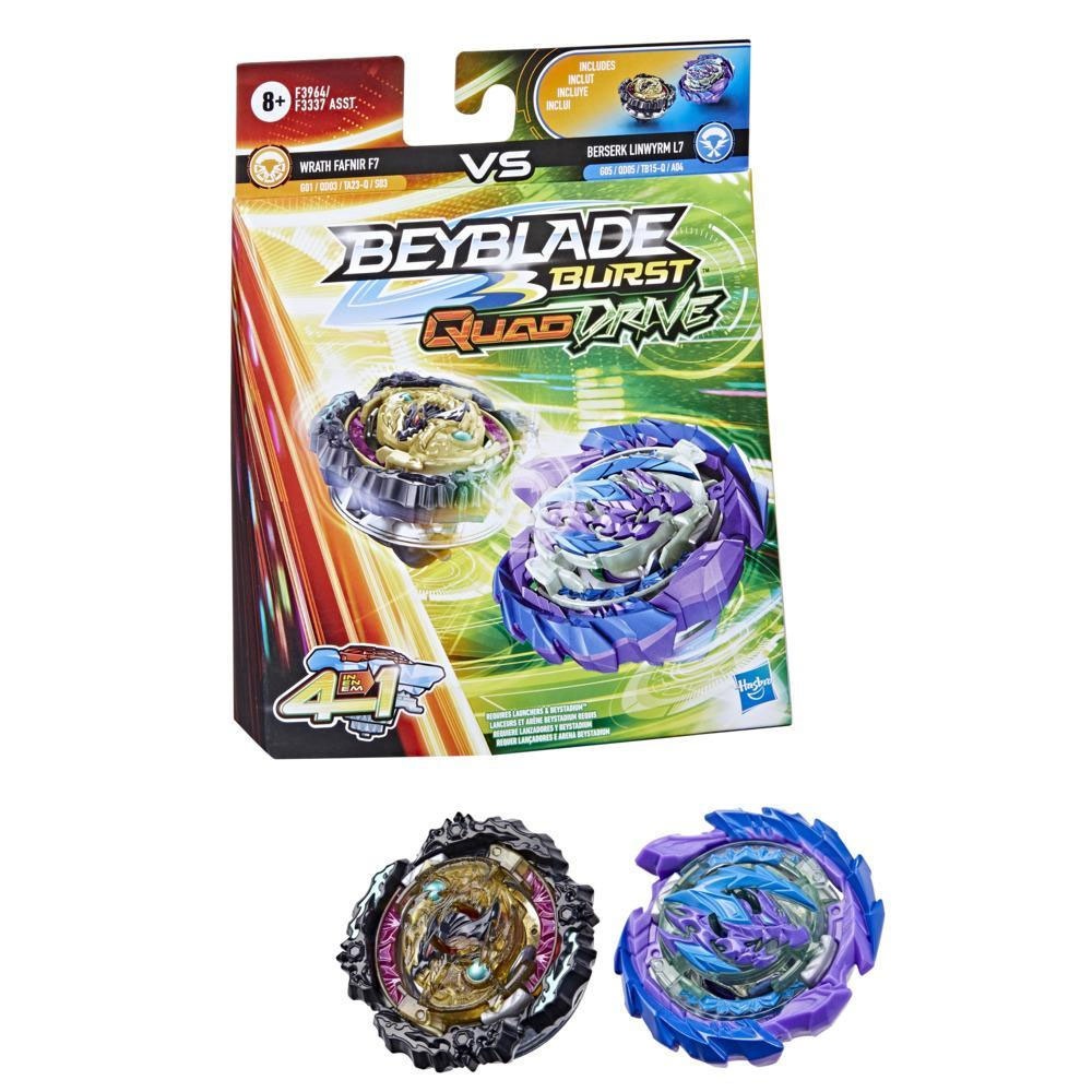 Hasbro Beyblade Burst Quad Drive Dual Pack F7/L7