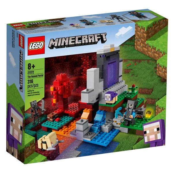 Lego Minecraft 21172 Das zerstörte Portal