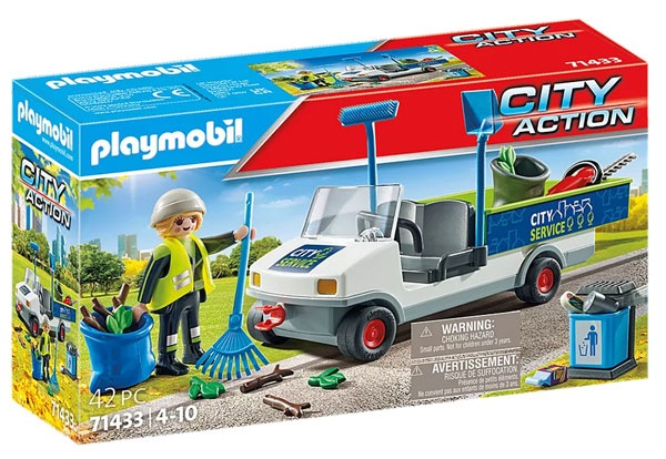 Playmobil Ciry Action 71433 Stadtreinigung mit E-Fahrzeug