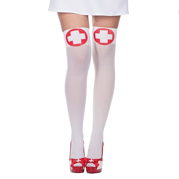Kostüm-Zubehör Krankenschwester Strümpfe