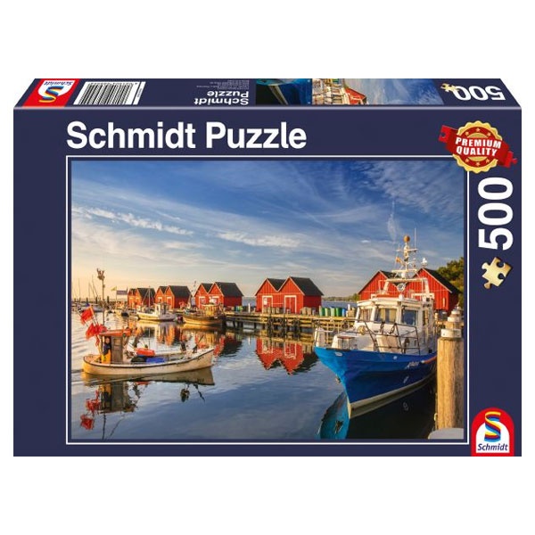 Schmidt Spiele Puzzle Fischereihafen Weiße Wiek 500 Teile