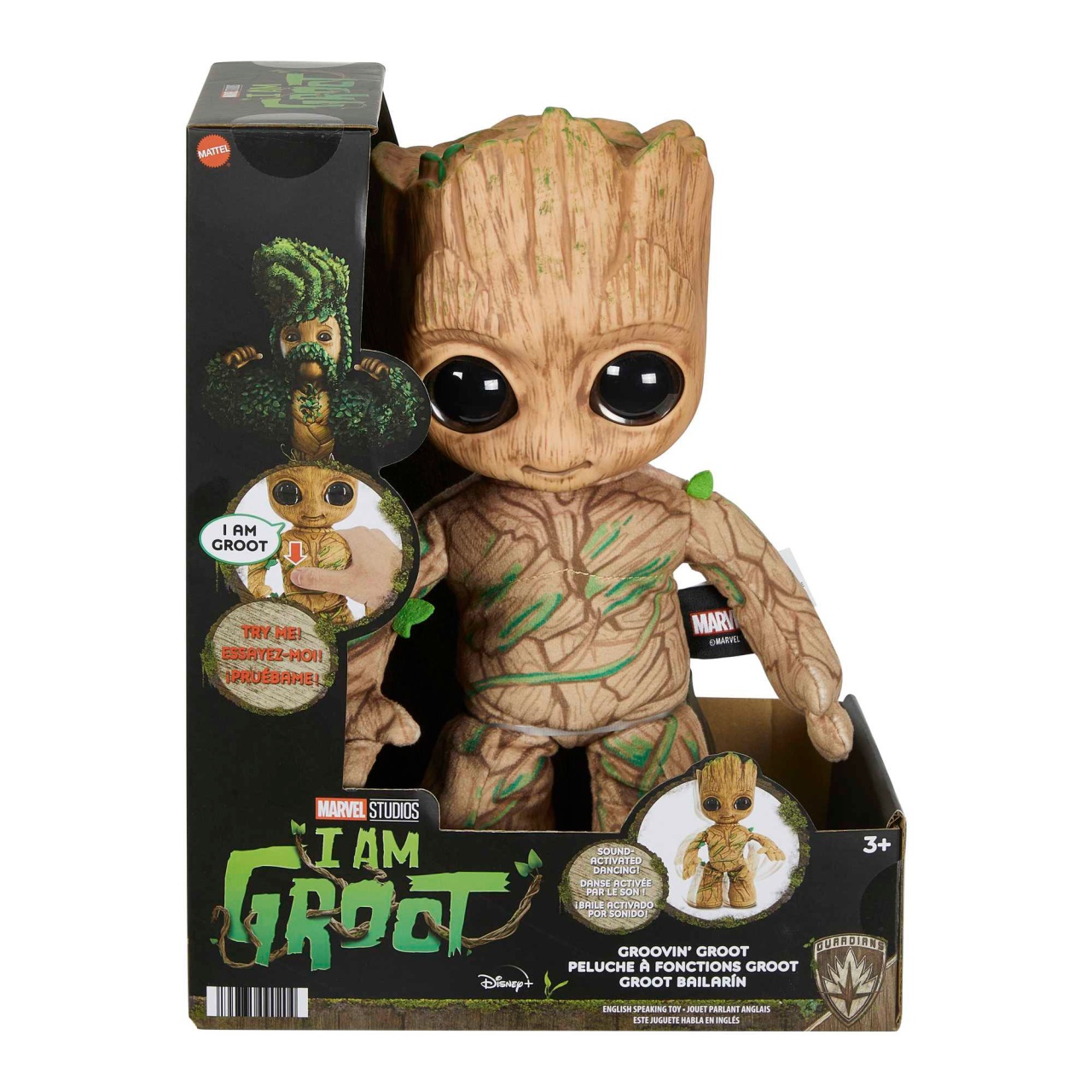 Marvel I Am Groot Groovin Groot Feature Plush von Mattel
