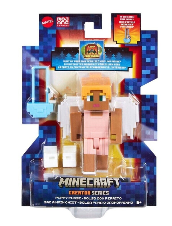 Minecraft Creator Series Hündchen-Tasche Figur Mattel