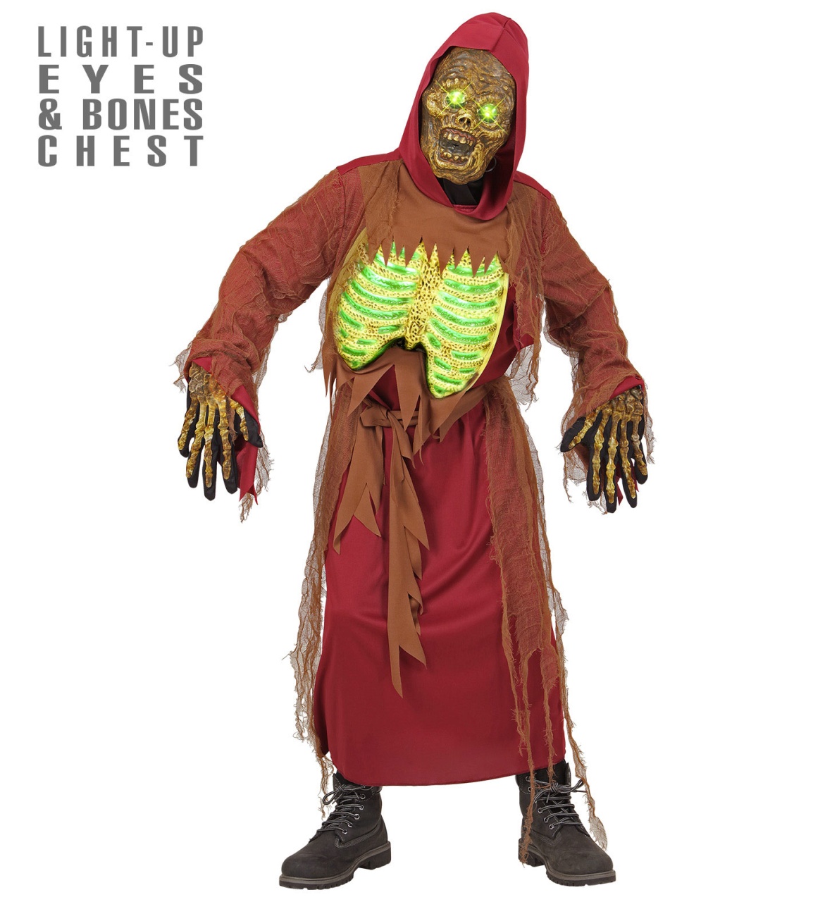 Kostüm Zombieskelett Gr. 164 14-16 Jahre
