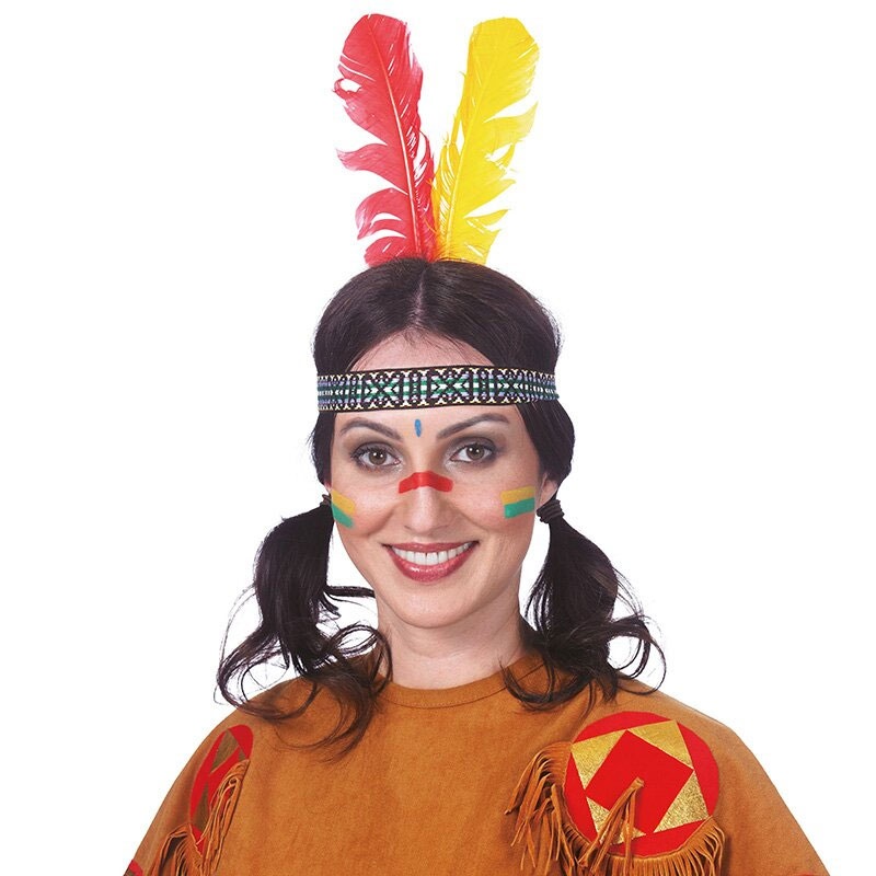 Kostüm Zubehör Indigenes Stirnband