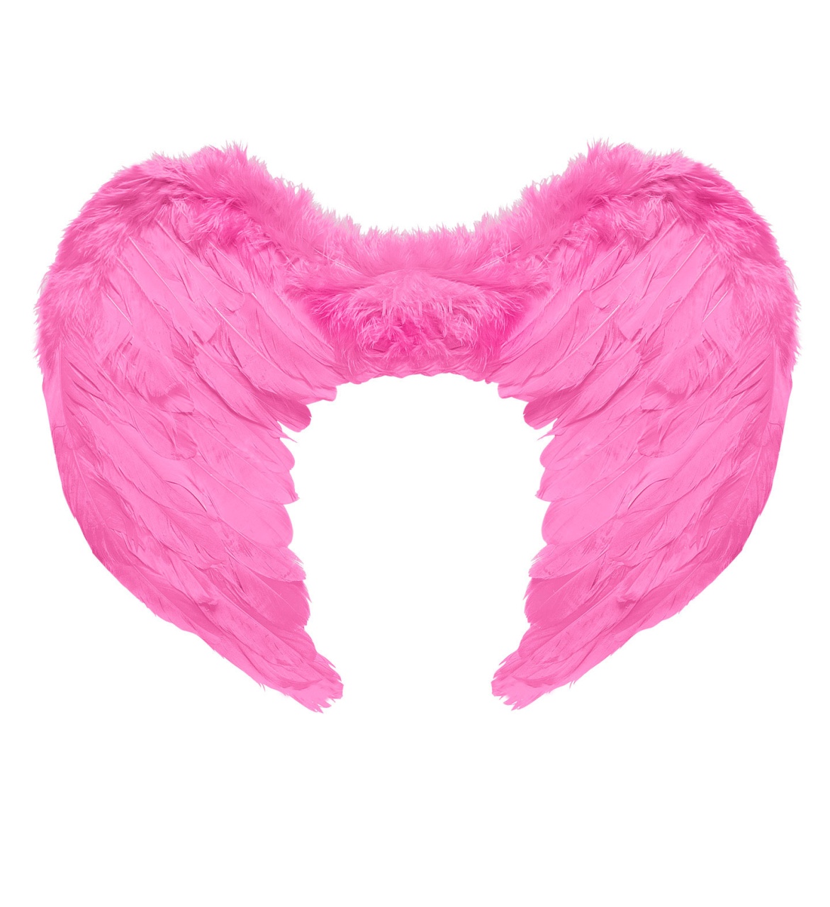 Kostüm Zubehör Flügel aus Federn rosa