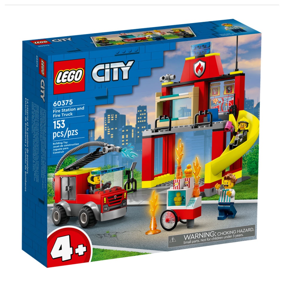 Lego City 60375 - Feuerwehrstation und Löschauto