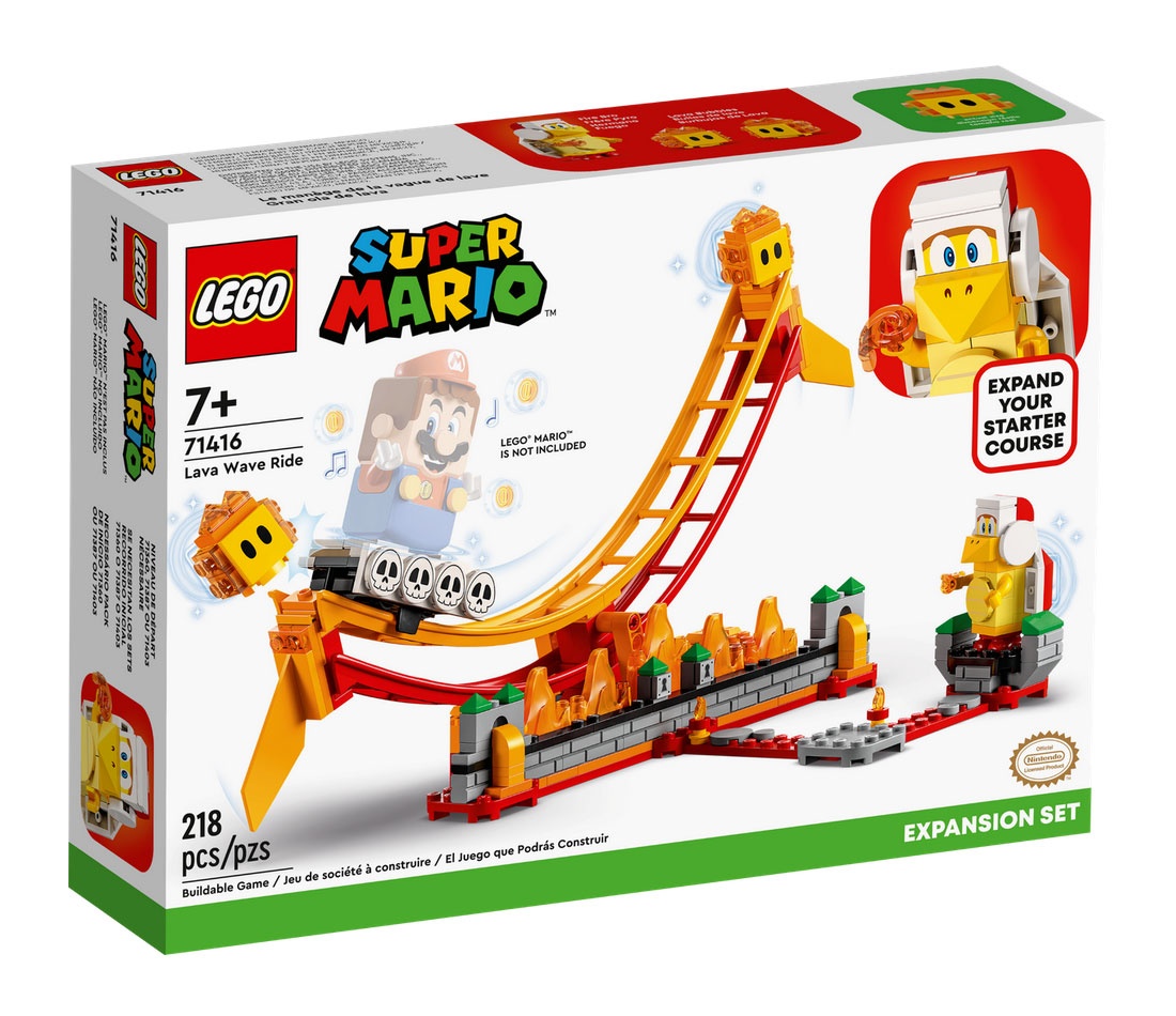 Lego Super Mario 71416 - Lavawelle-Fahrgeschäft -
