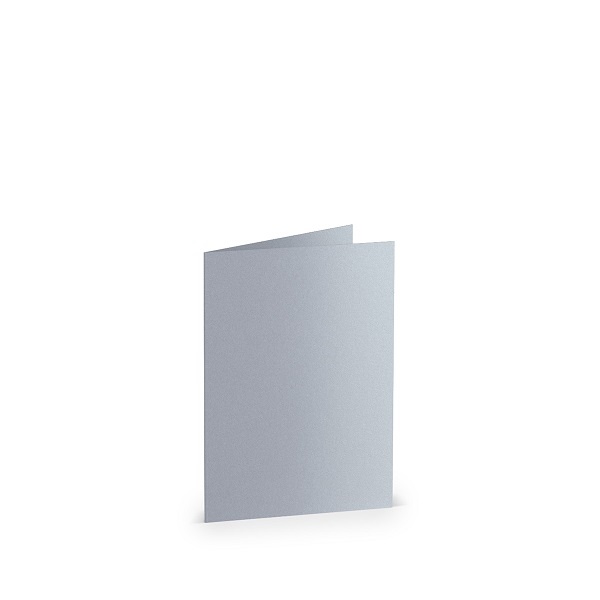Rössler Paperado 5 Doppelkarten A7 marble white metallic