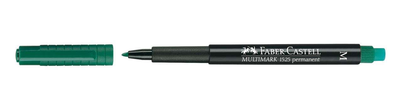 Faber-Castell Marker Multimark permanent M grün