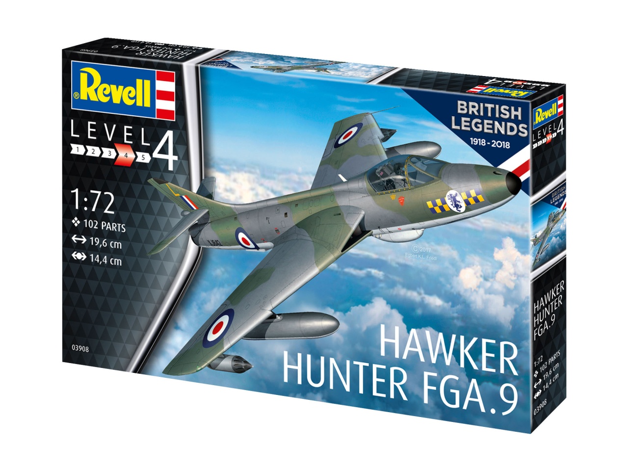 Revell 63908 Model Set British Legends Hawker Hunter FGA.9