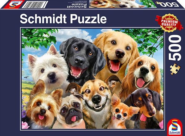 Schmidt Spiele Puzzle Hunde Selfie 500 Teile
