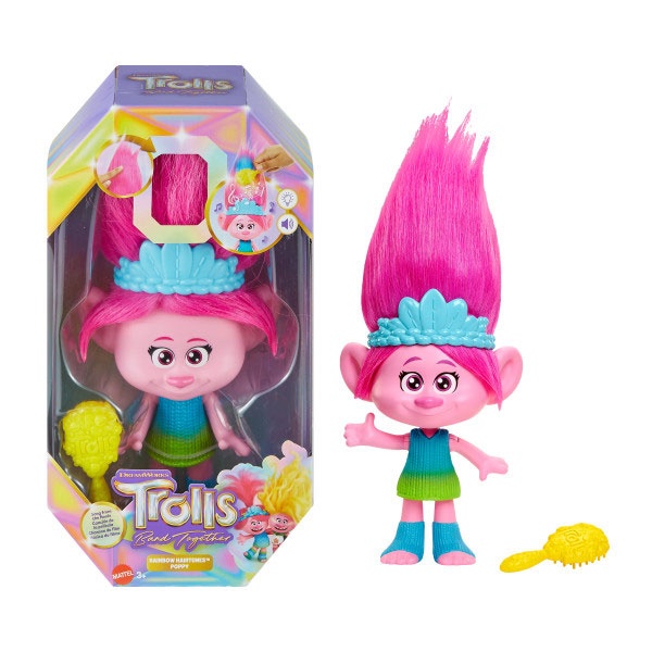 Trolls Musik-Magie Poppy mit leuchtendem Haar von Mattel