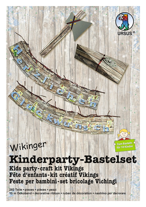 Kinderparty-Set Wikinger