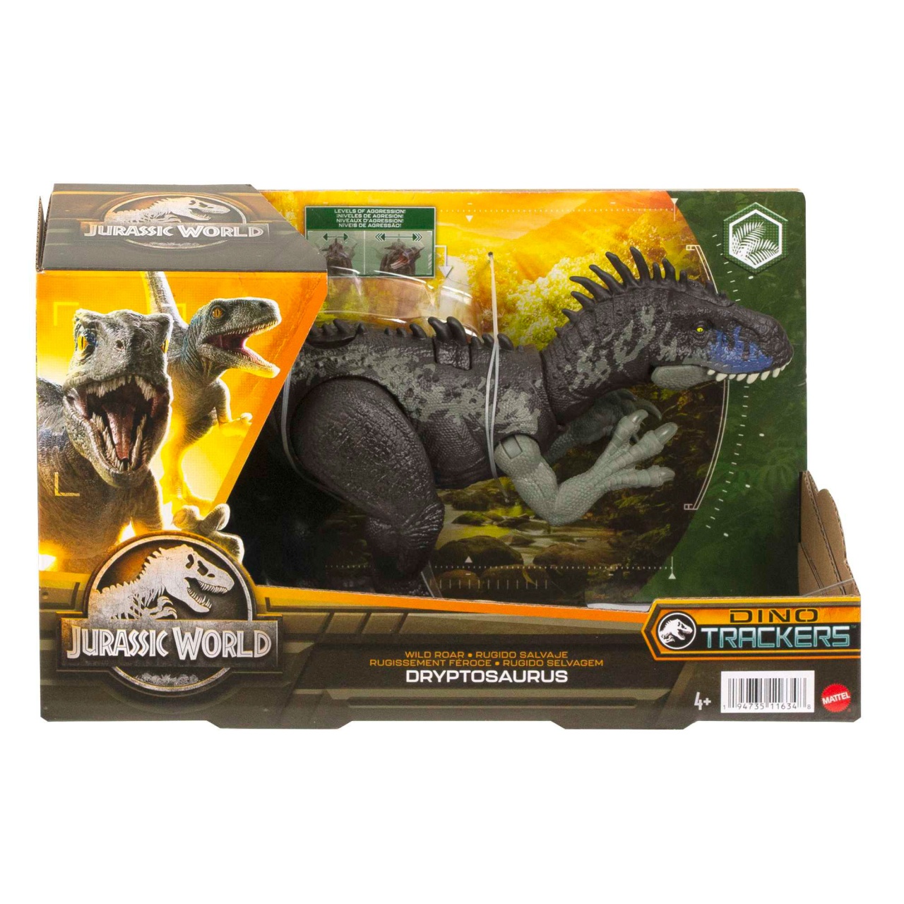Jurassic World Wild Roar Dryptosaurus von Mattel