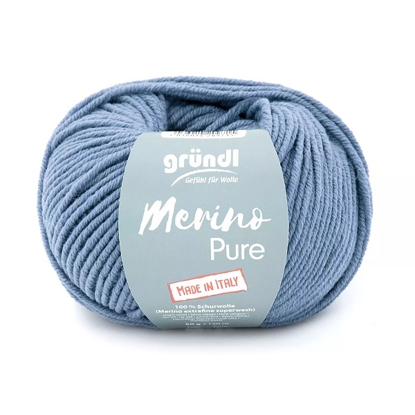 Gründl Wolle Merino Pure 50 g jeansblau