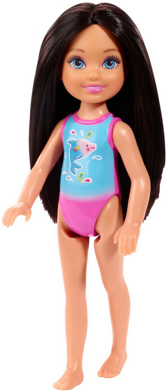 Barbie Chelsea Beach Puppe (schwarzhaarig)