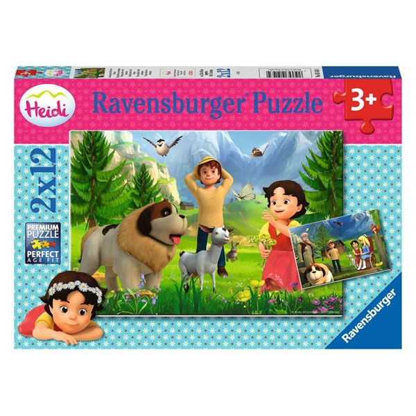 Ravensburger Puzzle Heidi, Gemeinsame Zeit in den Bergen