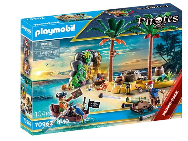 Playmobil 70962 Pirates Piratenschatzinsel mit Skelett