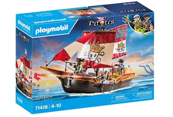 Playmobil Pirates 71418 Kleines Piratenschiff